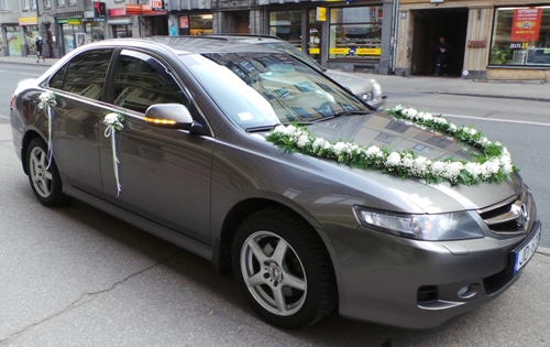 kāzu auto dekorēšana (2014.gadā veidotie kāzu auto dekori)